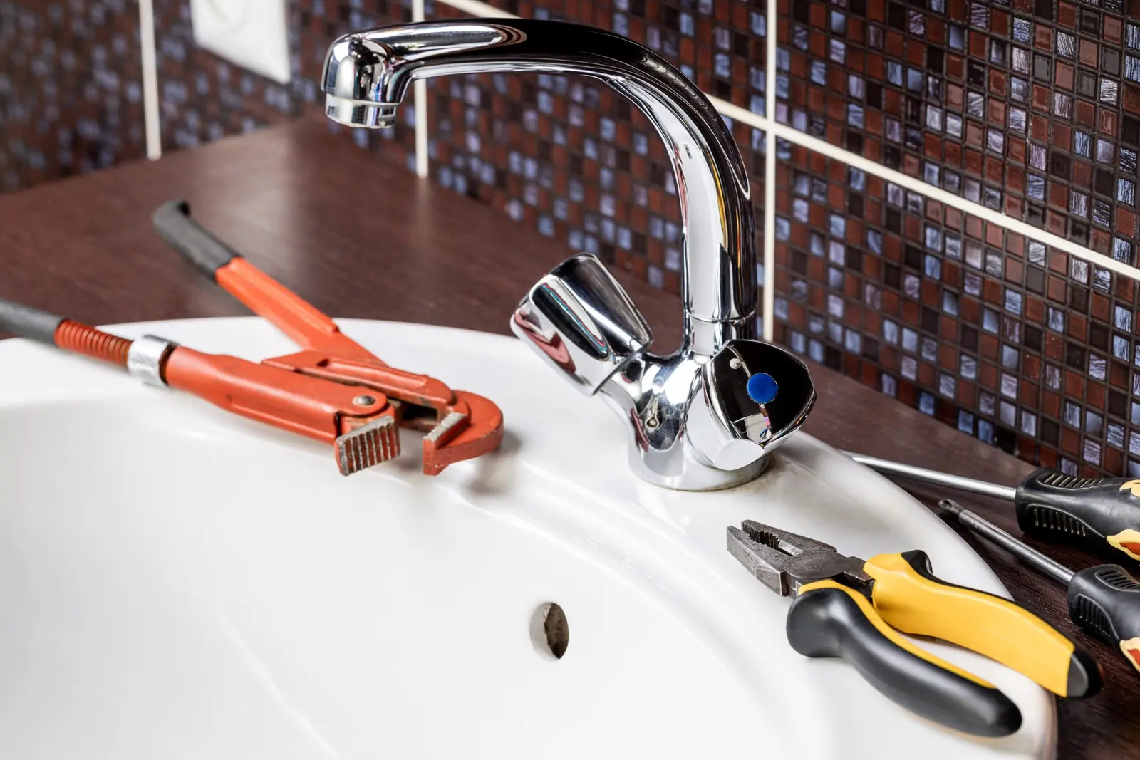 Plumbing tools ready for residential and commercial service